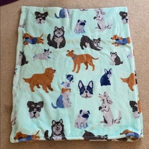 Fuzzy dog blanket